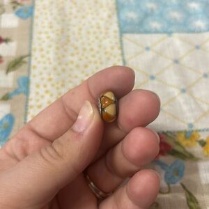 Authentic Pandora Retired Captivating Amber Murano Glass Charm